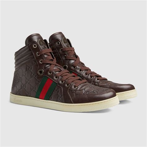 gucci shoes high tops for men|Gucci high top sneakers men's.